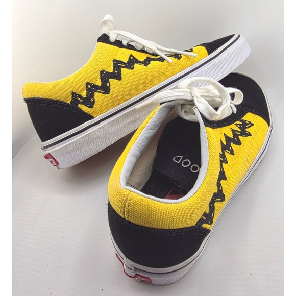 Vans Old Skool Peanuts Charlie Brown Good Grief Skate Shoes Men 5.5 / Wom 7 - Picture 4 of 11